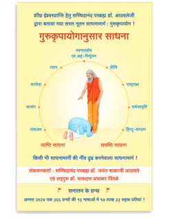 गुरुकृपायोगानुसार साधना