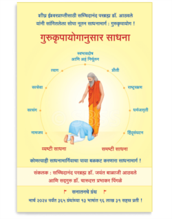 गुरुकृपायोगानुसार साधना